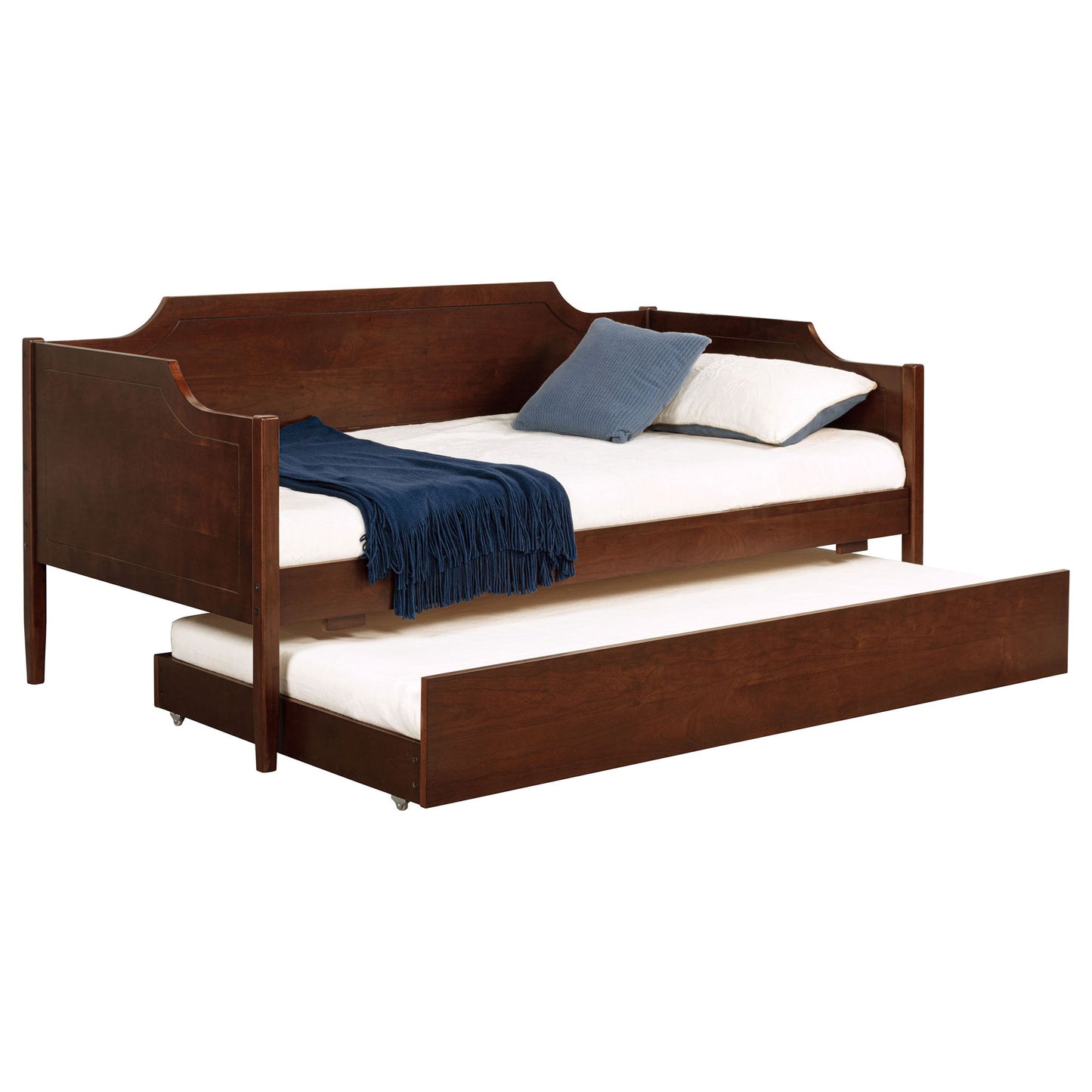 Twin Daybed With Trundle - Cherry - The Sleep Loft - Online Mattress Showroom NYC
