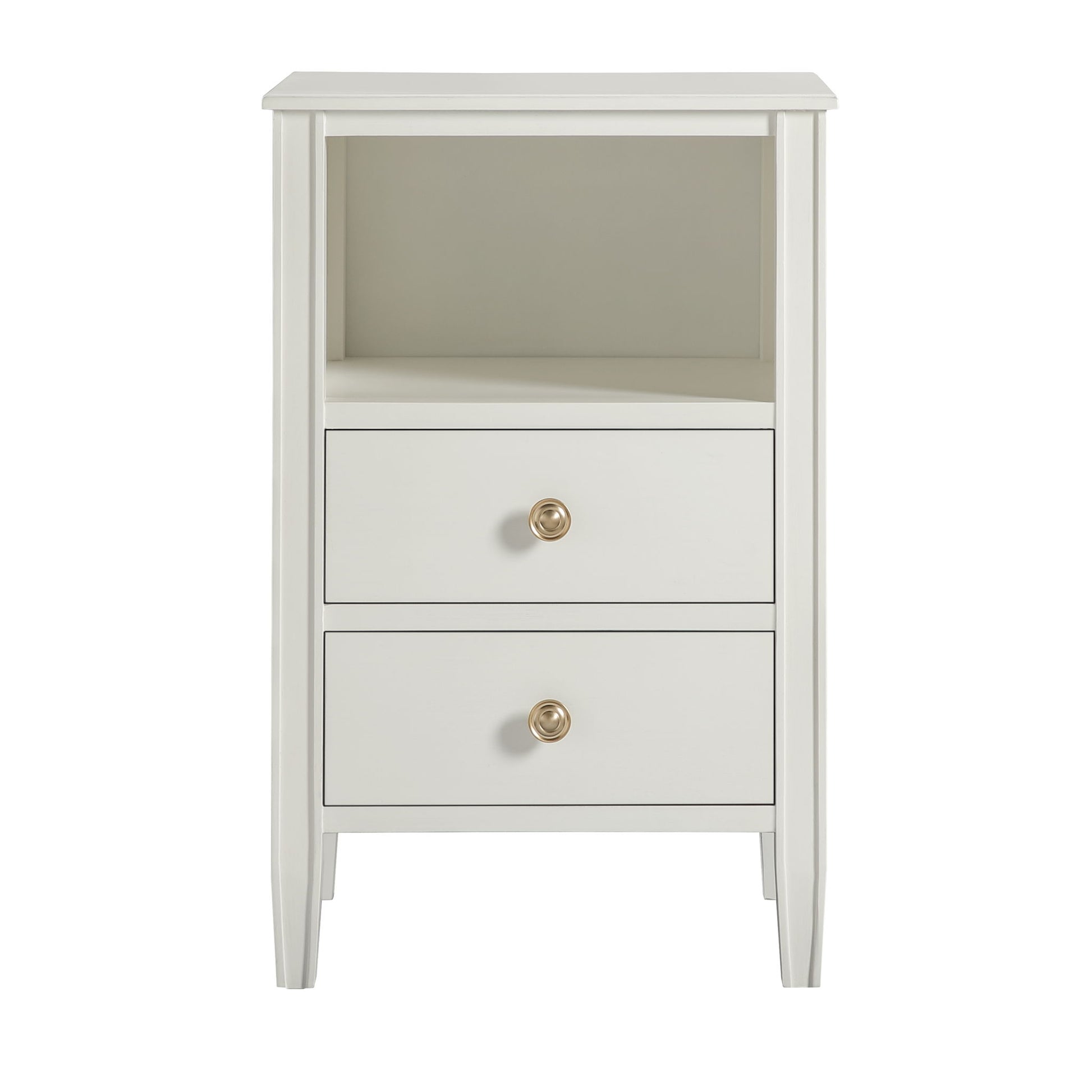 Winston - 2 Drawer Storage Nightstand - The Sleep Loft - Online Mattress Showroom NYC