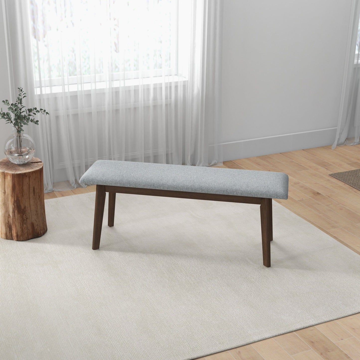Carlos - Upholstered Bench - The Sleep Loft - Online Mattress Showroom NYC