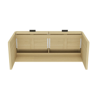 Grace - Office Desk & 2 Drawers - Oak - The Sleep Loft - Online Mattress Showroom NYC