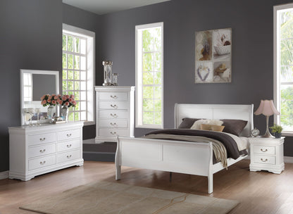 Louis Philippe - Sleigh Style Bed - The Sleep Loft - Online Mattress Showroom NYC