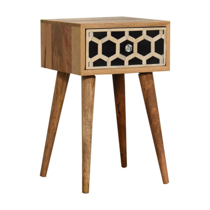 Inlay Bone Inlay Drawer Nightstand - The Sleep Loft - Online Mattress Showroom NYC