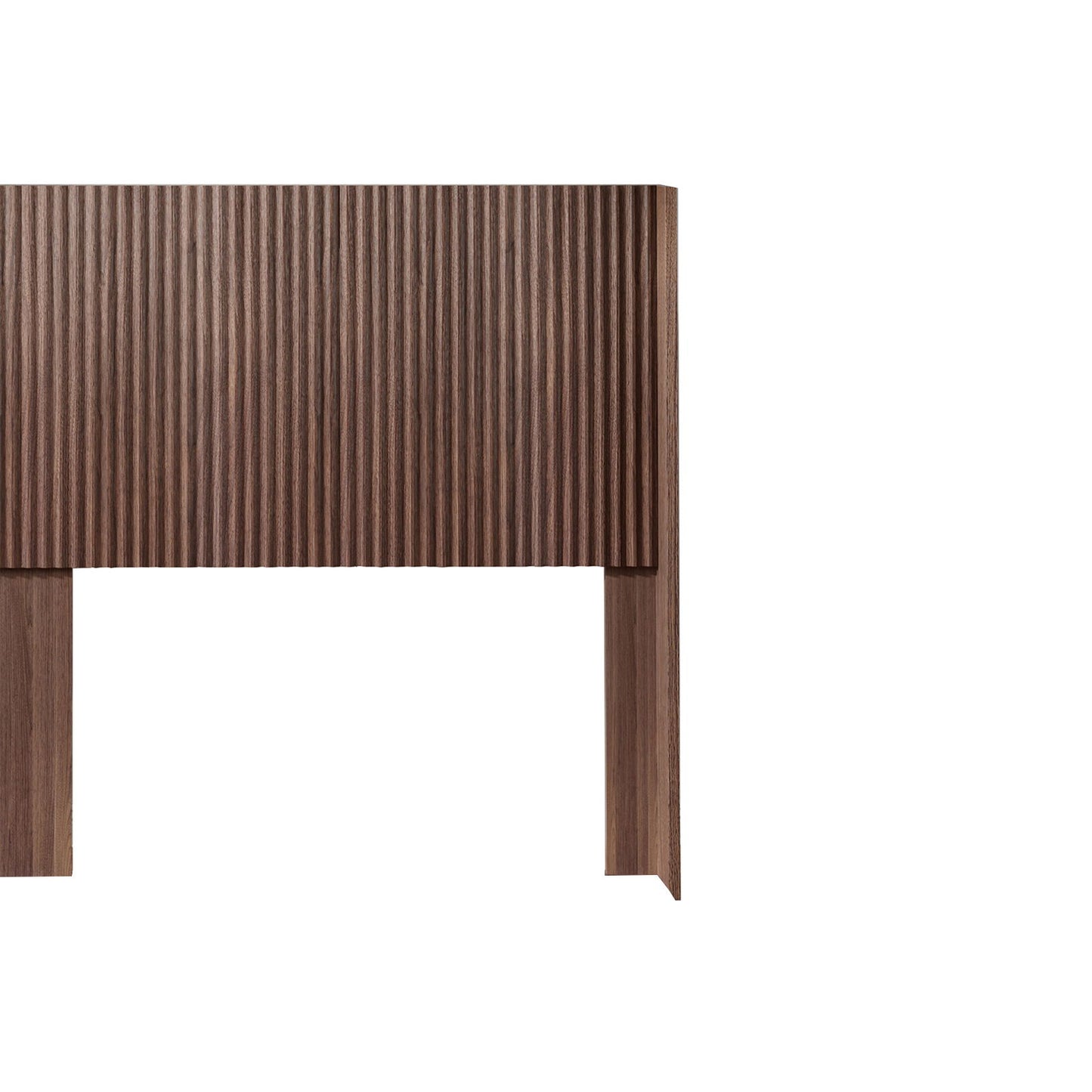 Modern Wide Wall Mounted Fluted Panel Headboard - The Sleep Loft - Online Mattress Showroom NYC