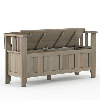 Acadian - Entryway Storage Bench, Handcrafted - The Sleep Loft - Online Mattress Showroom NYC