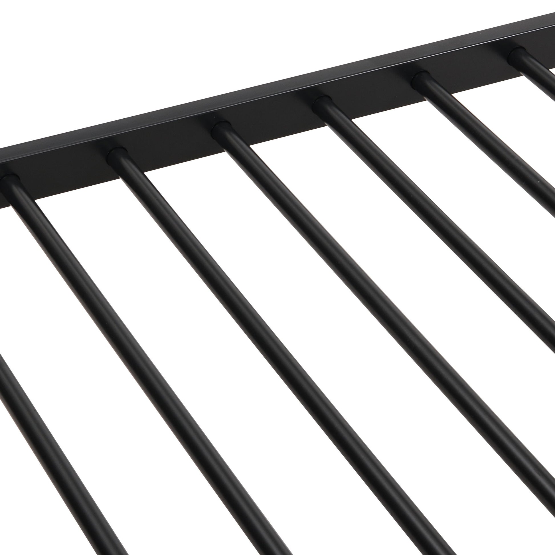 Modern Metal Bunk Bed, Full Over Full, No Box Spring Needed - Black - The Sleep Loft - Online Mattress Showroom NYC