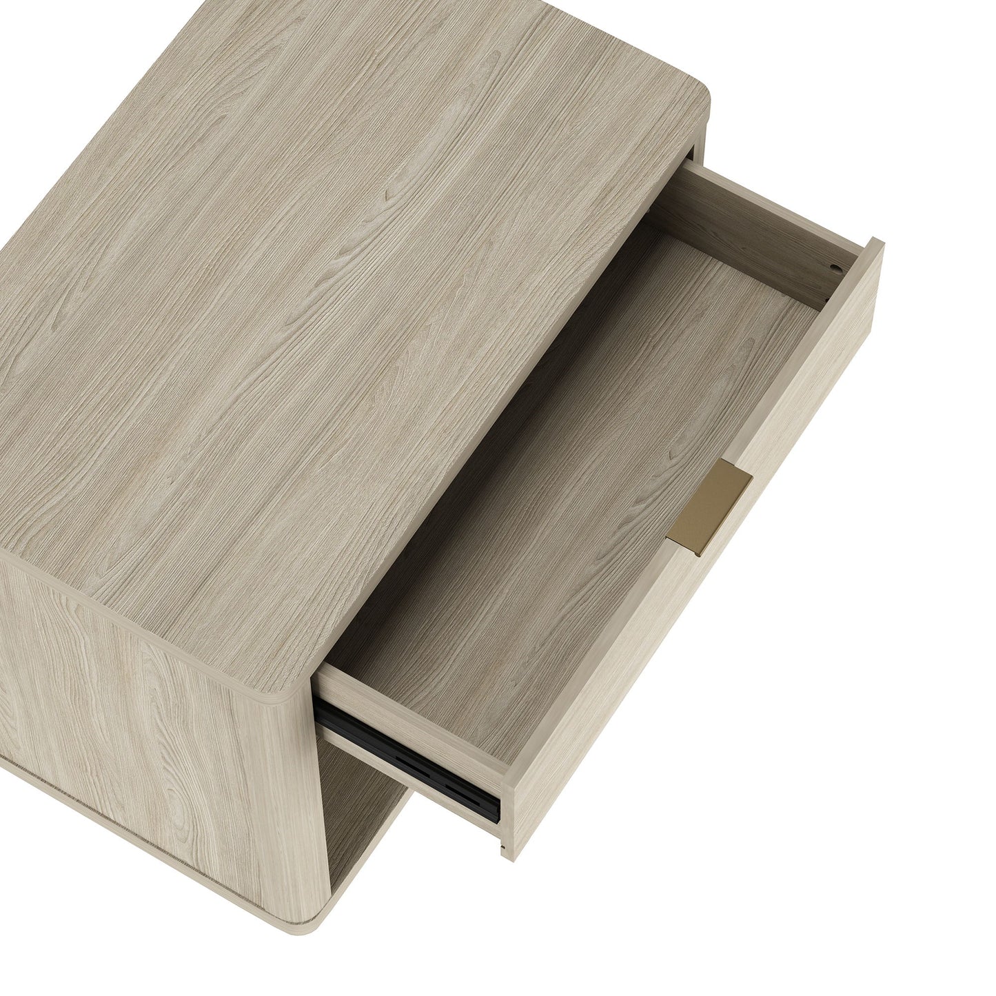 Evelyn - Nightstand With 1 Drawer And Open Shelf - The Sleep Loft - Online Mattress Showroom NYC