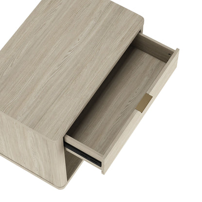 Evelyn - Nightstand With 1 Drawer And Open Shelf - The Sleep Loft - Online Mattress Showroom NYC