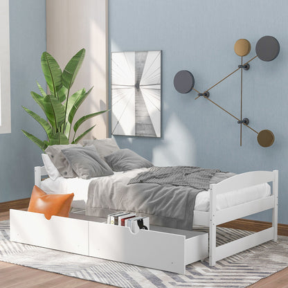 Platform Bed With 2 Drawers - The Sleep Loft - Online Mattress Showroom NYC