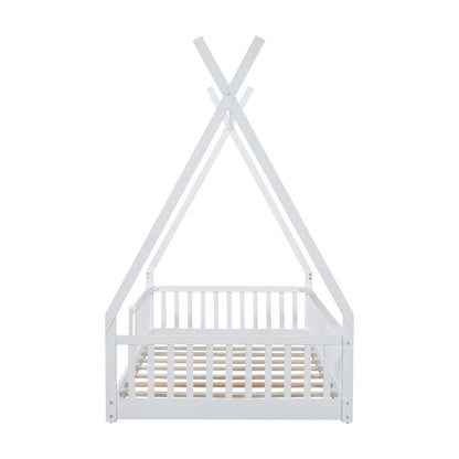 House Shaped Design Bed With Fence - The Sleep Loft - Online Mattress Showroom NYC