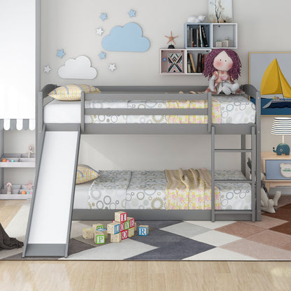 Durable Bunk Bed With Convertible Slide And Ladder - The Sleep Loft - Online Mattress Showroom NYC