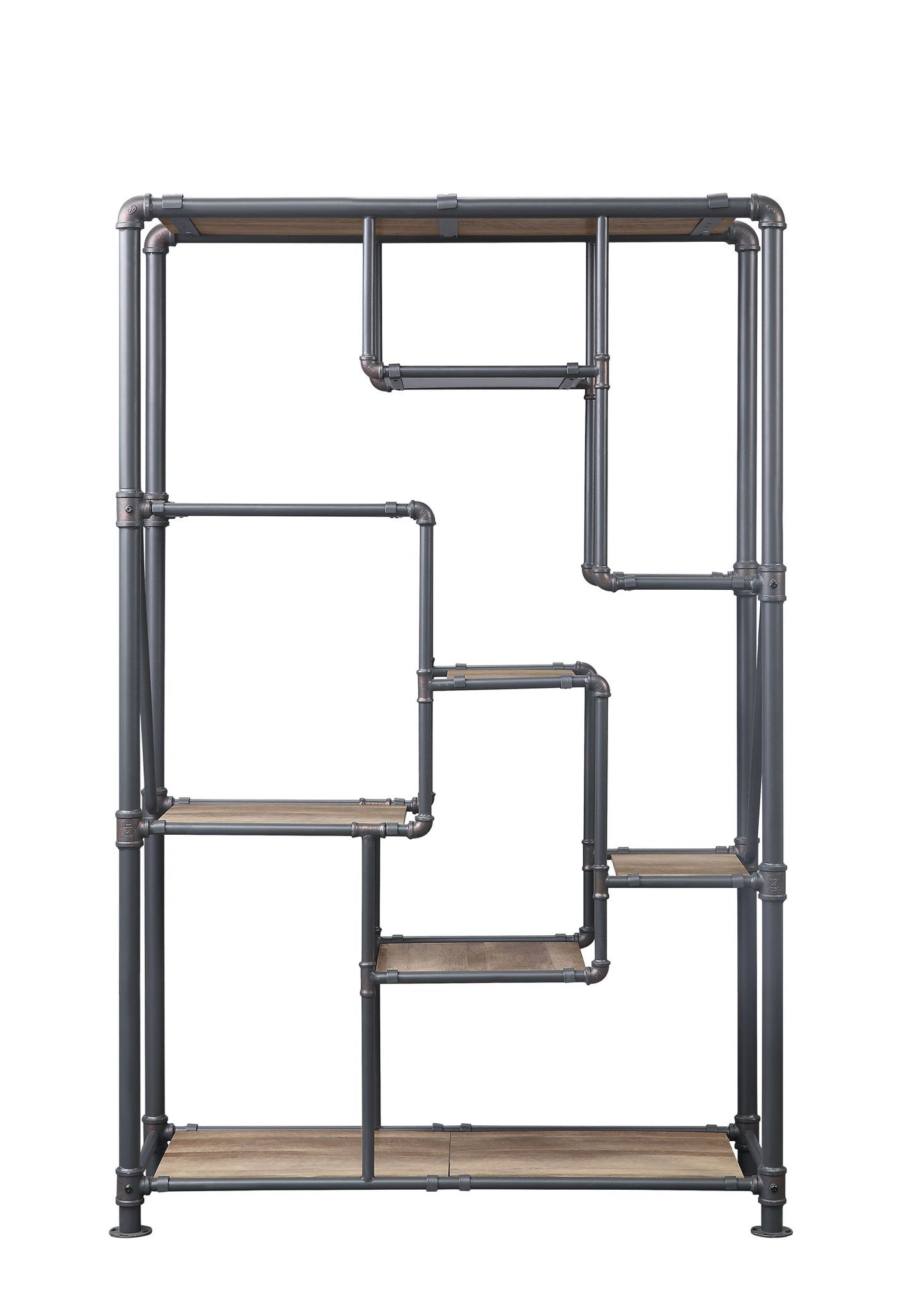 Brantley - Antique Bookshelf - Oak - The Sleep Loft - Online Mattress Showroom NYC