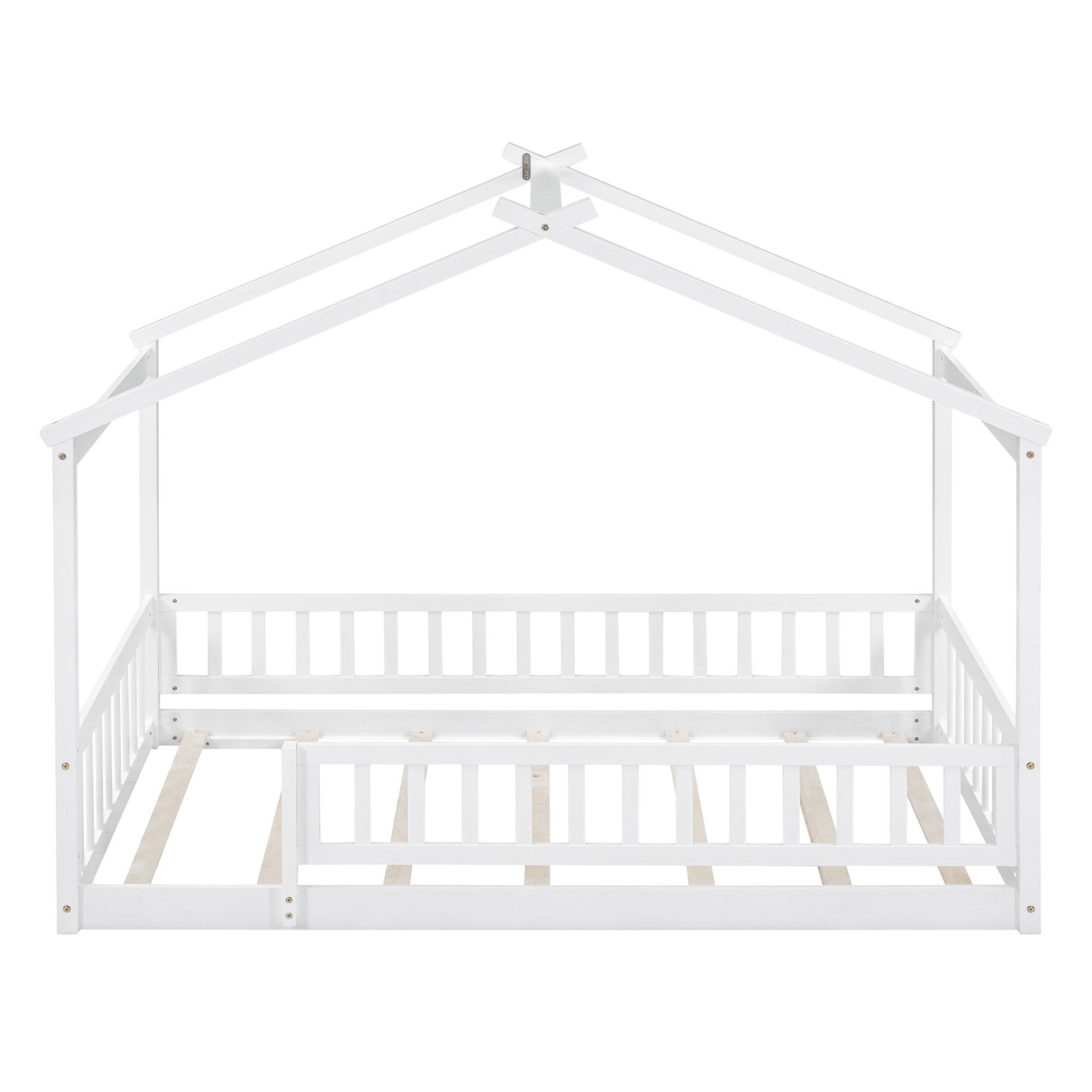 Bed House Bed Frame With Fence - The Sleep Loft - Online Mattress Showroom NYC