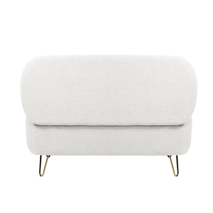 Storage Ottoman Bench For End Of Bed Legs, Modern Camel Faux Fur Entryway Bench Upholstered Padded With Storage For Living Room Bedroom - The Sleep Loft - Online Mattress Showroom NYC