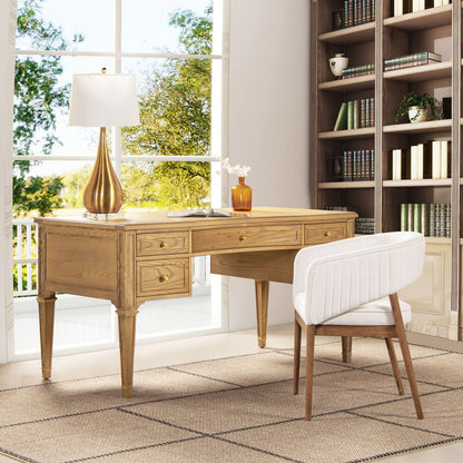 Dauphin - 5 Drawer Executive Desk - The Sleep Loft - Online Mattress Showroom NYC