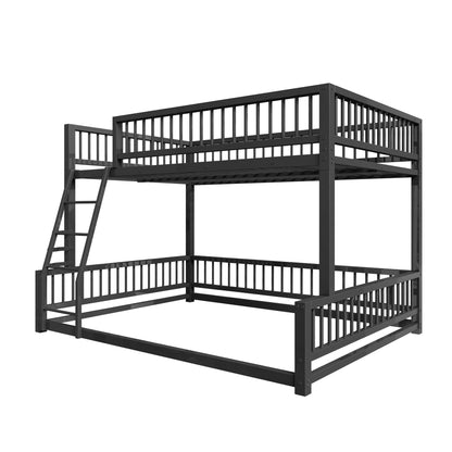 Bunk Bed With Ladder And Safety Guardrails