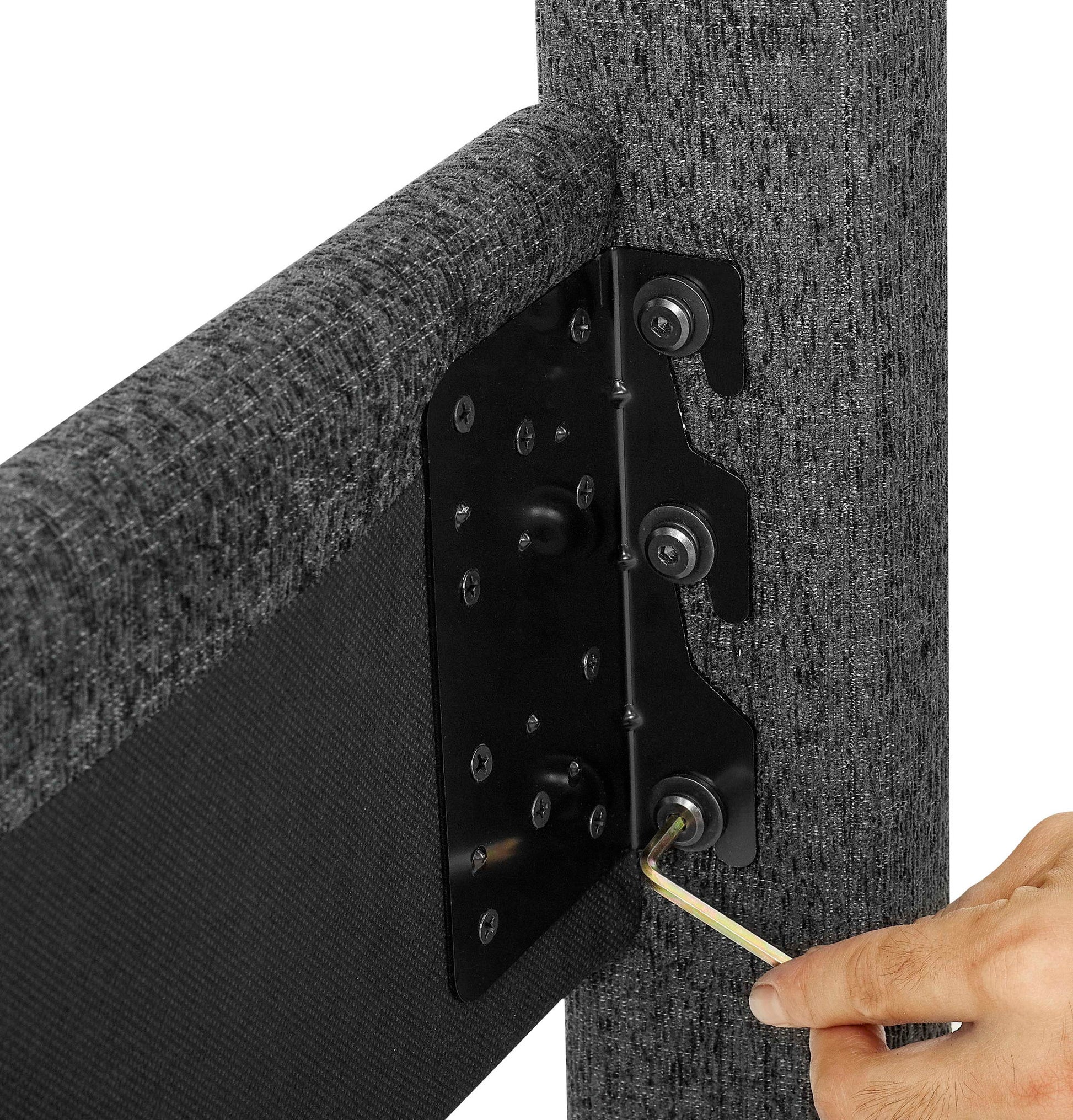 Squares Upholstered Platform Bed - The Sleep Loft - Online Mattress Showroom NYC