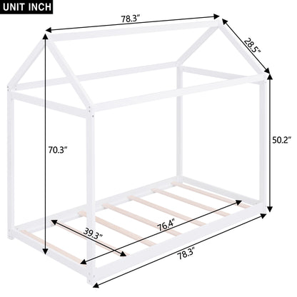Wooden House Shaped Bed - The Sleep Loft - Online Mattress Showroom NYC