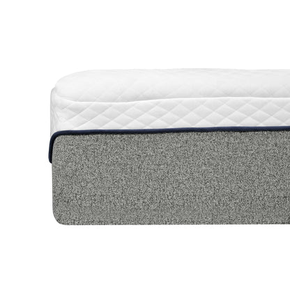 Ultra Plush 13" Gel Memory Foam Mattress For King Size Bed With Double Layered Jacquard Cover - Gray / White - The Sleep Loft - Online Mattress Showroom NYC