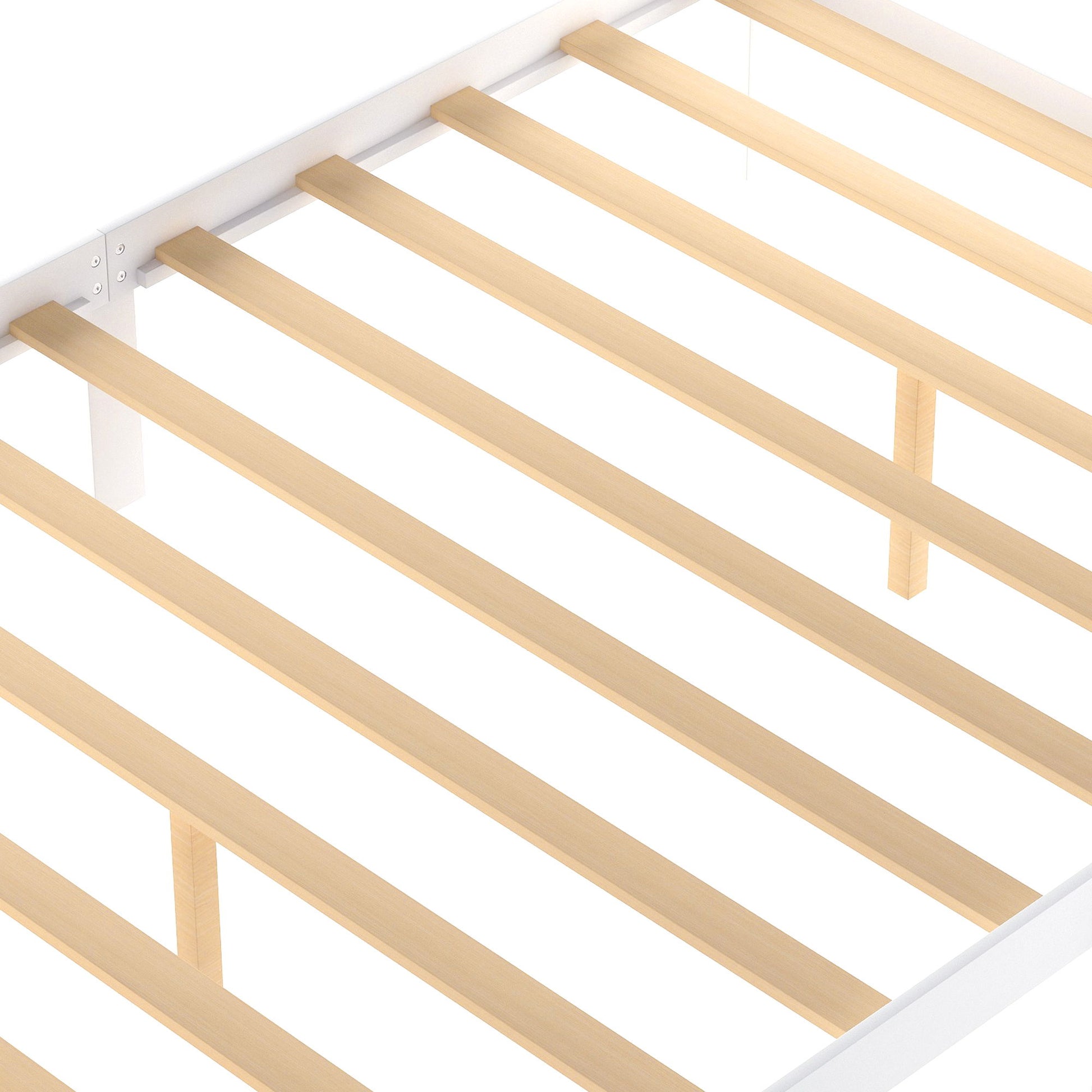 Full Size Platform Bed With Under Bed Drawers - White - The Sleep Loft - Online Mattress Showroom NYC