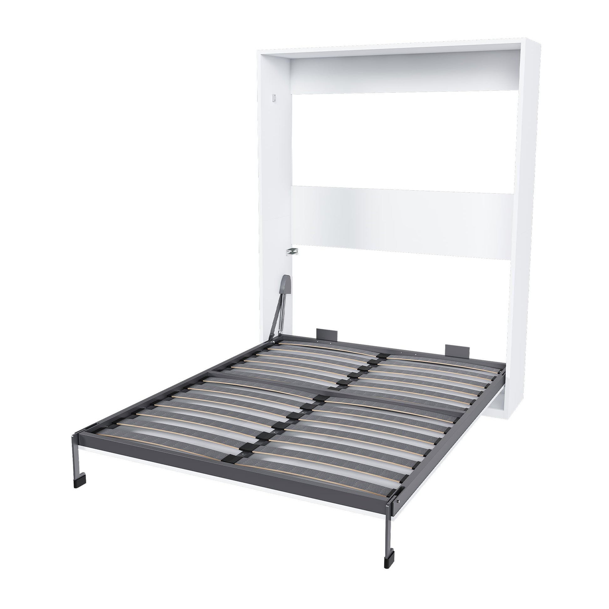 Queen Murphy Bed, Foldable Wall Bed, Space Saving Design For Bedrooms - White - The Sleep Loft - Online Mattress Showroom NYC