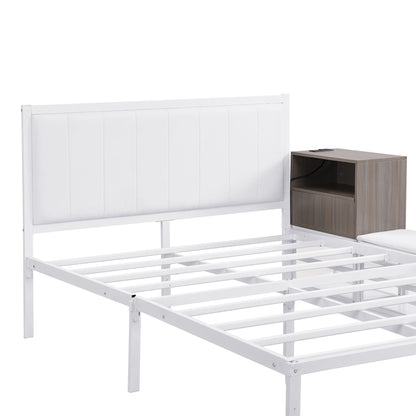 Platform Bed With 2 Tier Storage Shelves, Storage Cabinet - The Sleep Loft - Online Mattress Showroom NYC