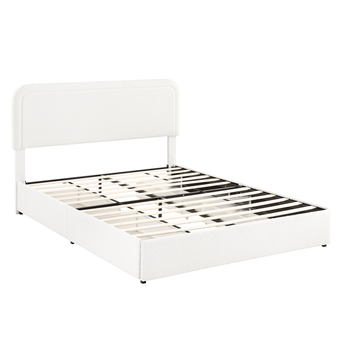 Liv - Patented With Drawers Upholstered Storage Platform Bed - The Sleep Loft - Online Mattress Showroom NYC