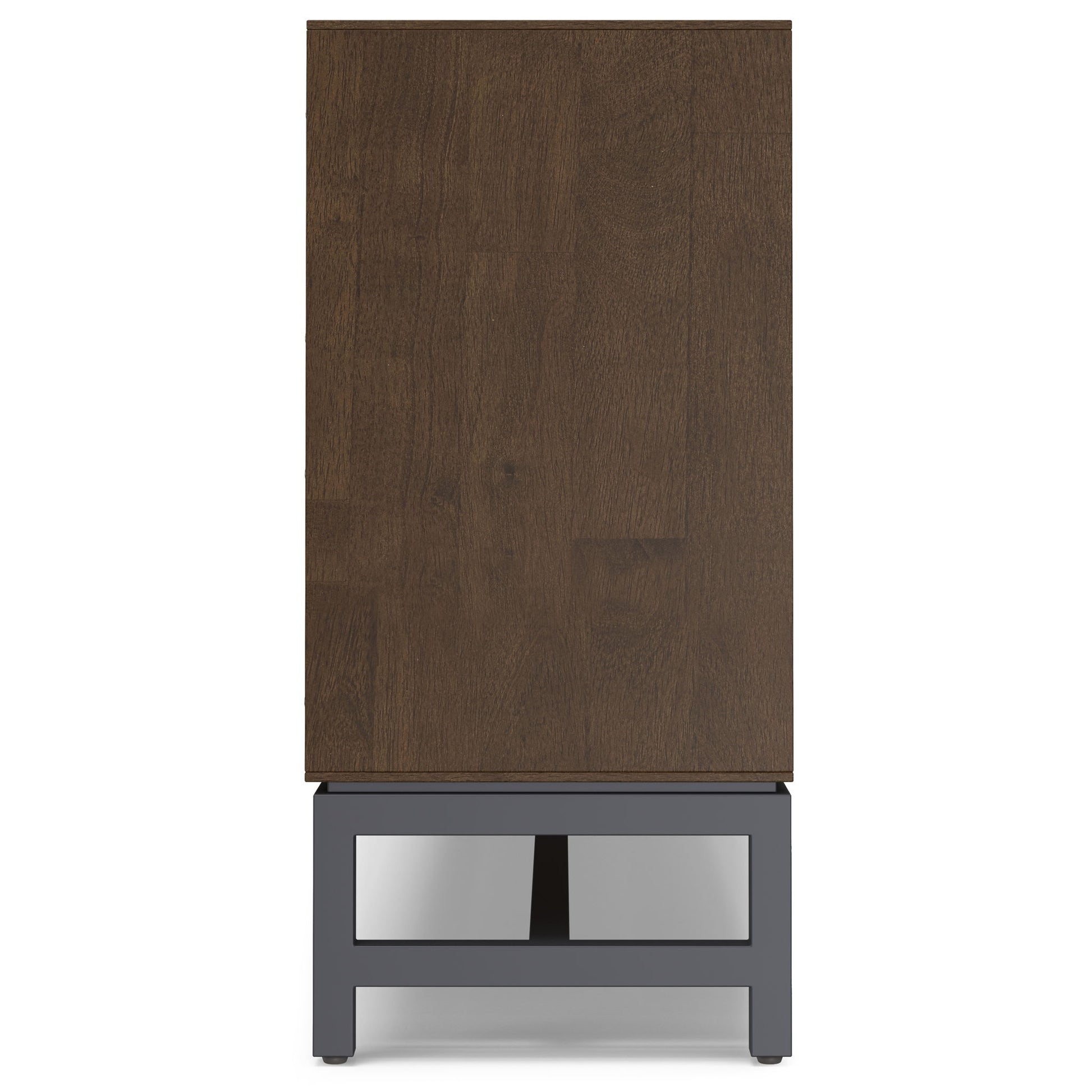 Banting - Low Wide Bookcase - Walnut Brown - The Sleep Loft - Online Mattress Showroom NYC
