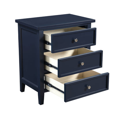 Luca - 3 Drawer Nightstand - The Sleep Loft - Online Mattress Showroom NYC