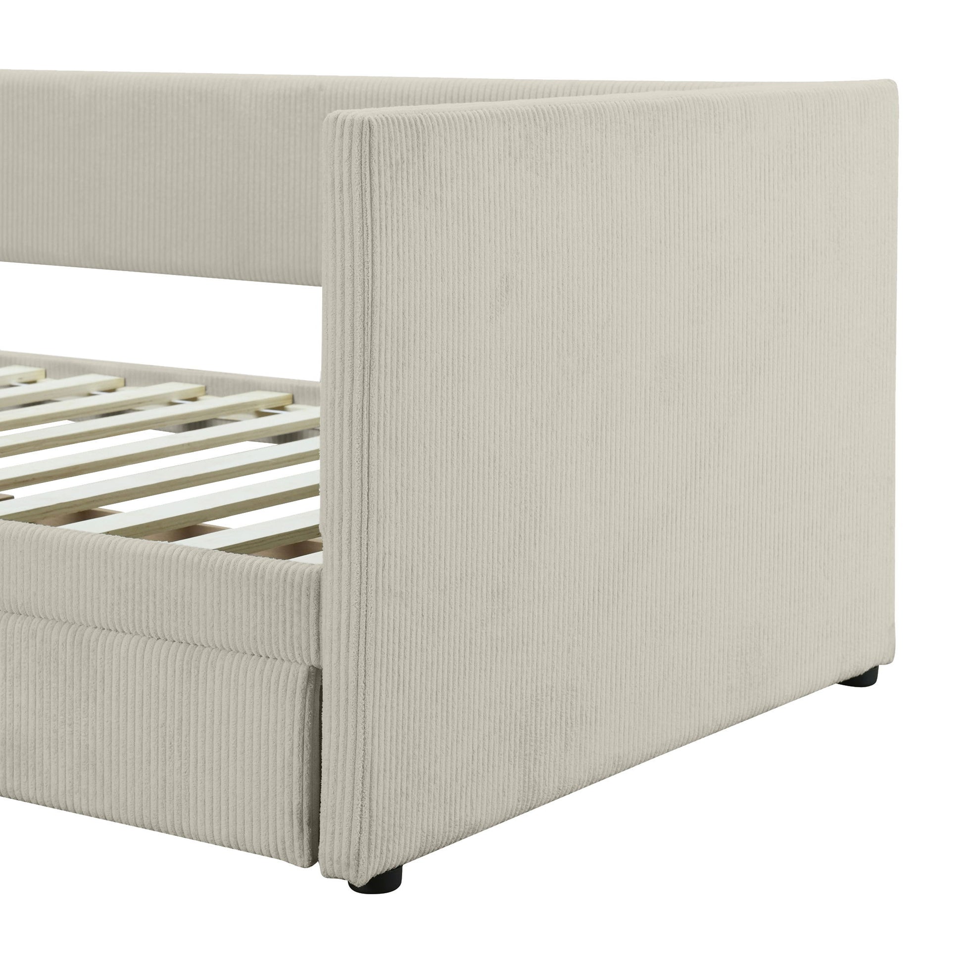 Daybed With Two Drawers And Wood Slat - The Sleep Loft - Online Mattress Showroom NYC