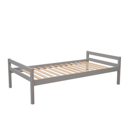 Loft Bed With Stand Alone Bed, Storage Staircase, Desk, Shelves, And Drawers - The Sleep Loft - Online Mattress Showroom NYC
