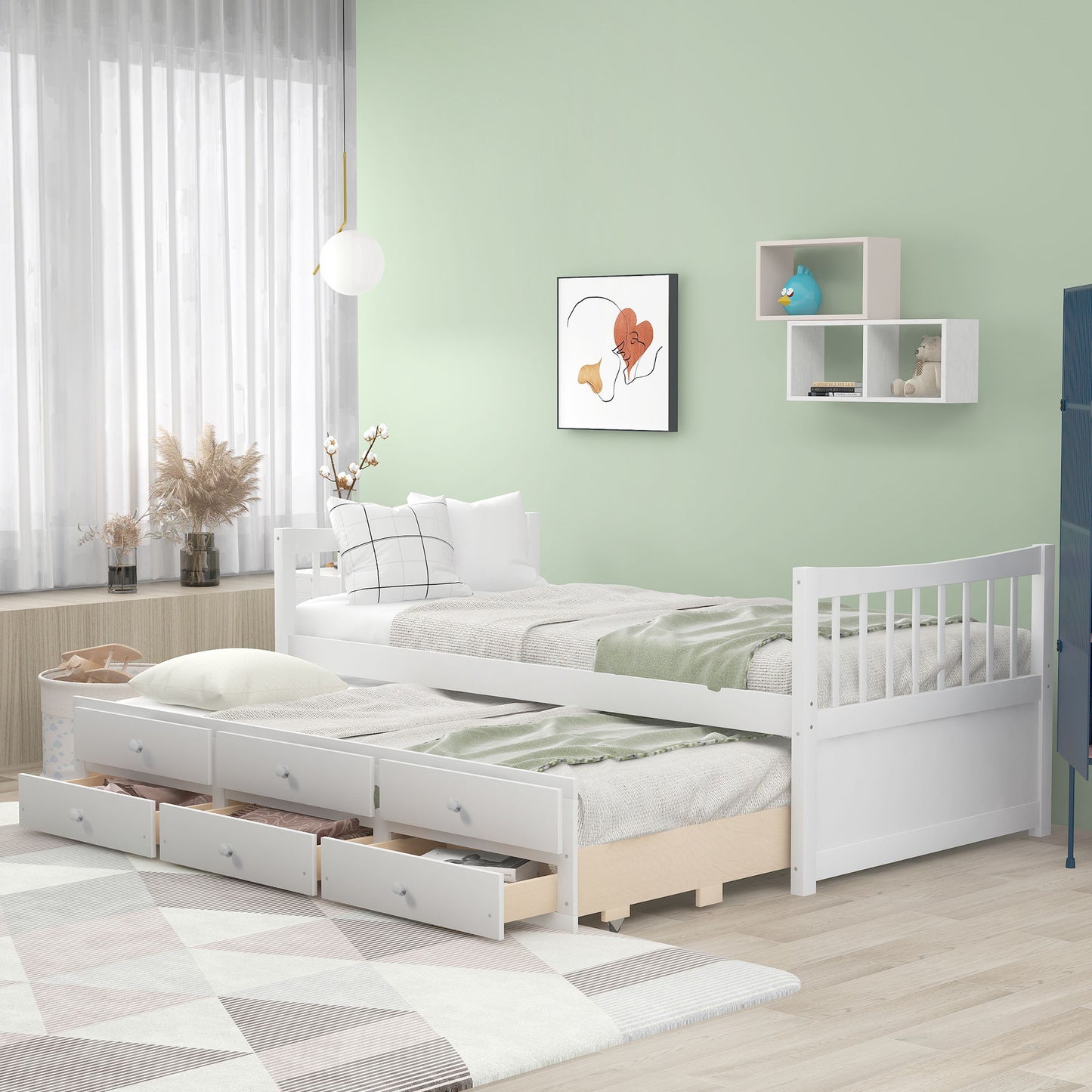Twin Size Daybed With Trundle And Drawers - The Sleep Loft - Online Mattress Showroom NYC