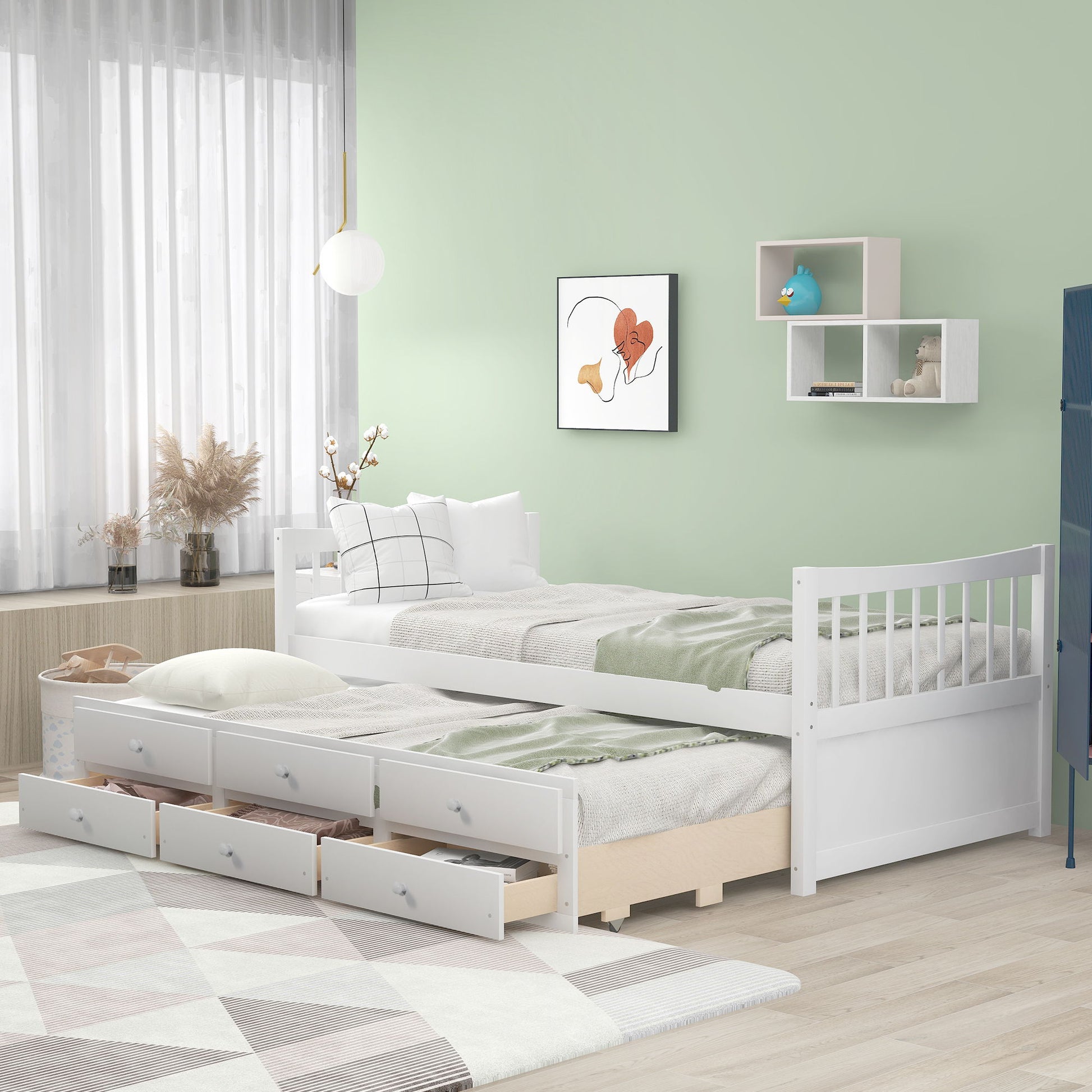 Twin Size Daybed With Trundle And Drawers - The Sleep Loft - Online Mattress Showroom NYC