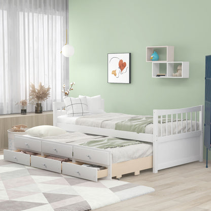Twin Size Daybed With Trundle And Drawers - The Sleep Loft - Online Mattress Showroom NYC