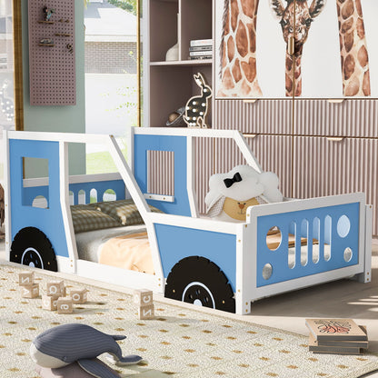 Classic Car Shaped Platform Bed With Wheels - The Sleep Loft - Online Mattress Showroom NYC