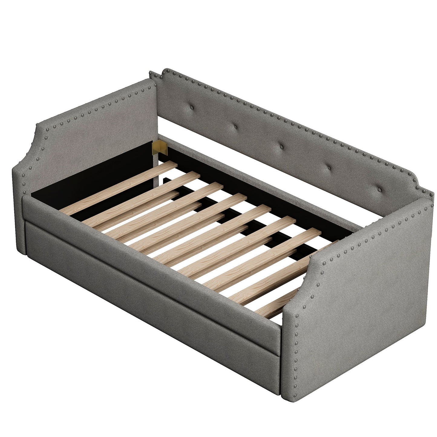 Upholstered Daybed With Trundle - The Sleep Loft - Online Mattress Showroom NYC