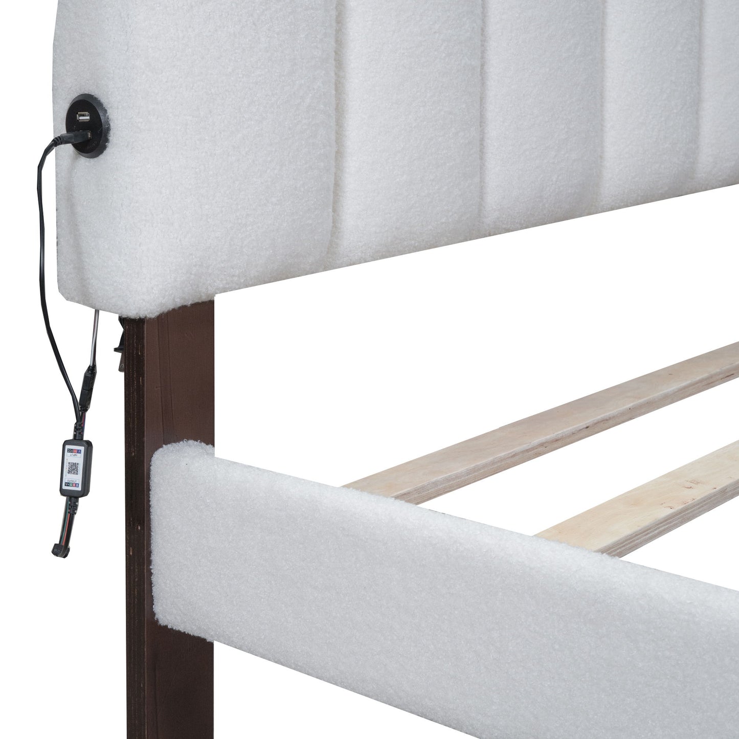 Upholstered Platform Bed With Drawer - The Sleep Loft - Online Mattress Showroom NYC