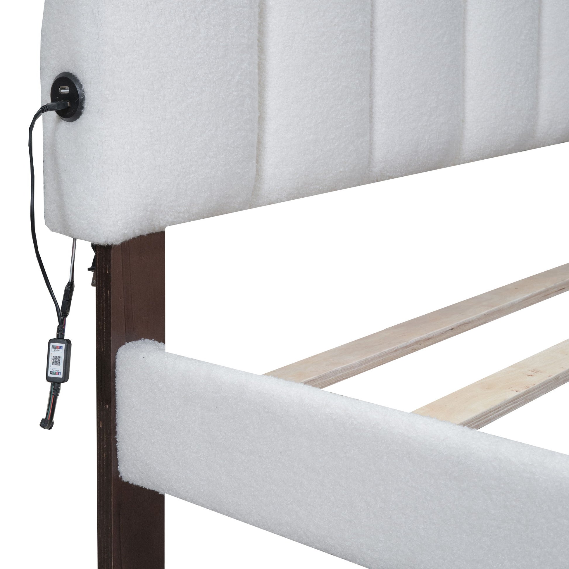 Upholstered Platform Bed With Drawer - The Sleep Loft - Online Mattress Showroom NYC