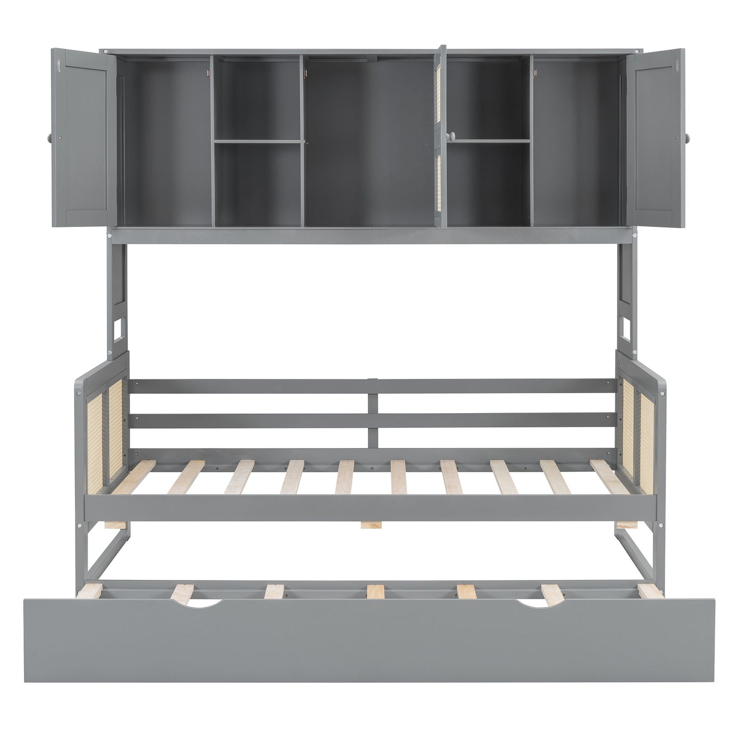 Daybed And All In One Cabinet And Shelf - The Sleep Loft - Online Mattress Showroom NYC