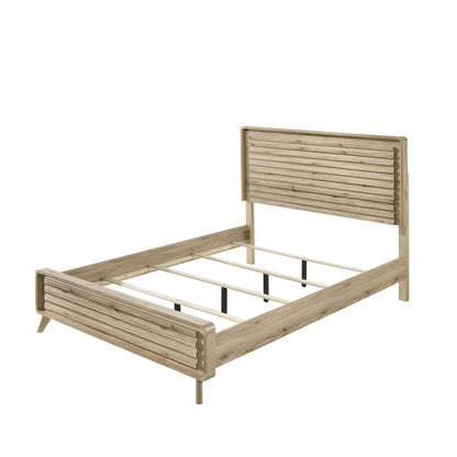 Panel Bed With Slatted Headboard And Footboard - The Sleep Loft - Online Mattress Showroom NYC