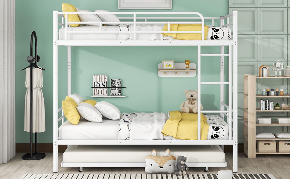 Steel Construction Bunk Bed - The Sleep Loft - Online Mattress Showroom NYC
