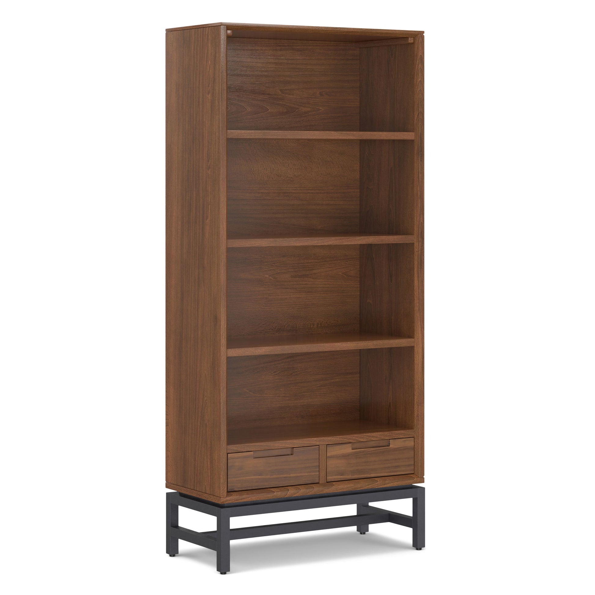 Banting - Mid Century Bookcase, Handcrafted - The Sleep Loft - Online Mattress Showroom NYC