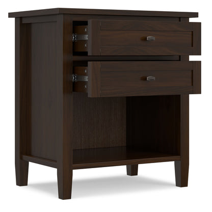 Warm Shaker - Bedside Table - The Sleep Loft - Online Mattress Showroom NYC
