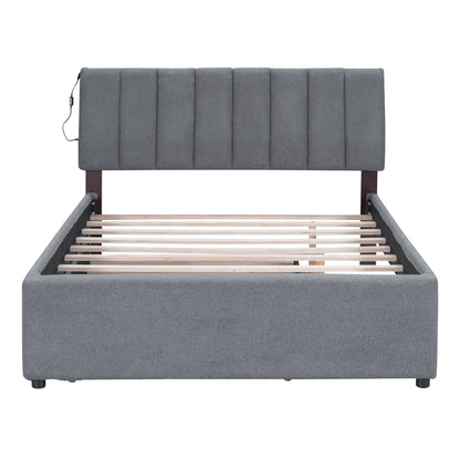 Upholstered Platform Bed With Trundle - The Sleep Loft - Online Mattress Showroom NYC