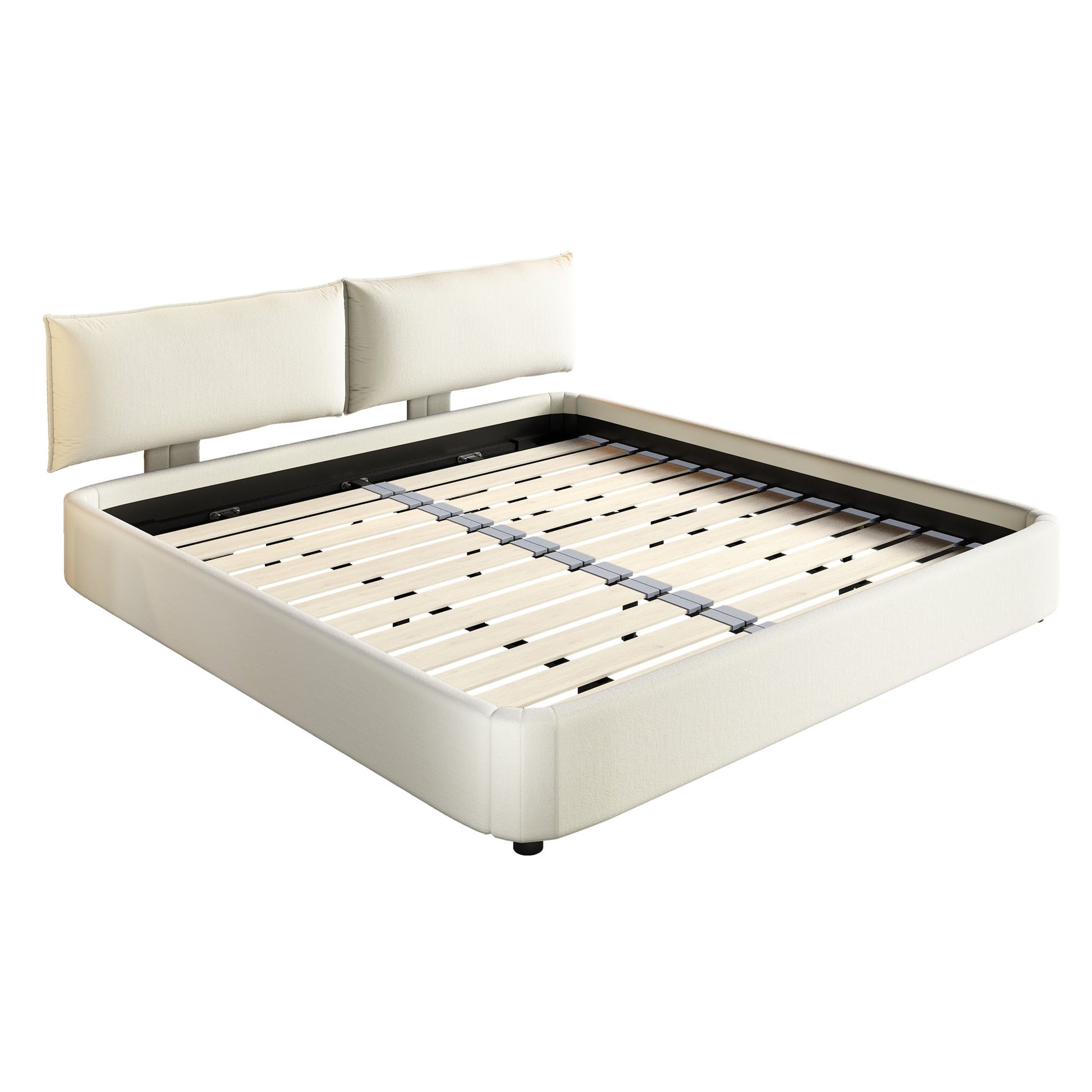 Cloud Bed Frame With Oversized Padded Movable Headboard - The Sleep Loft - Online Mattress Showroom NYC