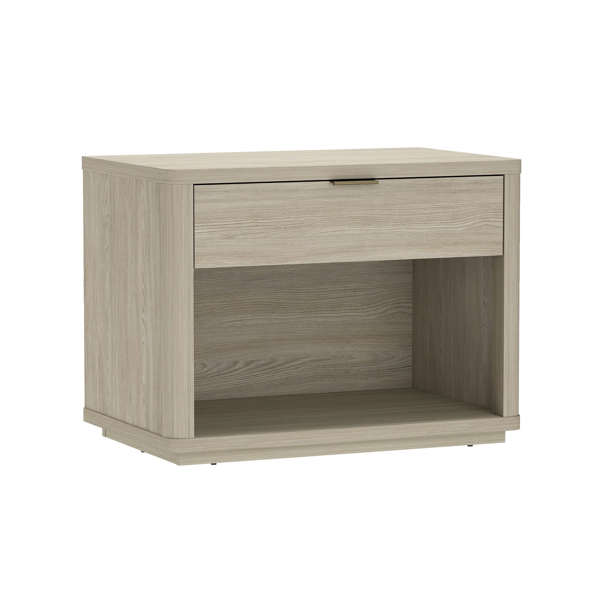 Evelyn - Nightstand With 1 Drawer And Open Shelf - The Sleep Loft - Online Mattress Showroom NYC