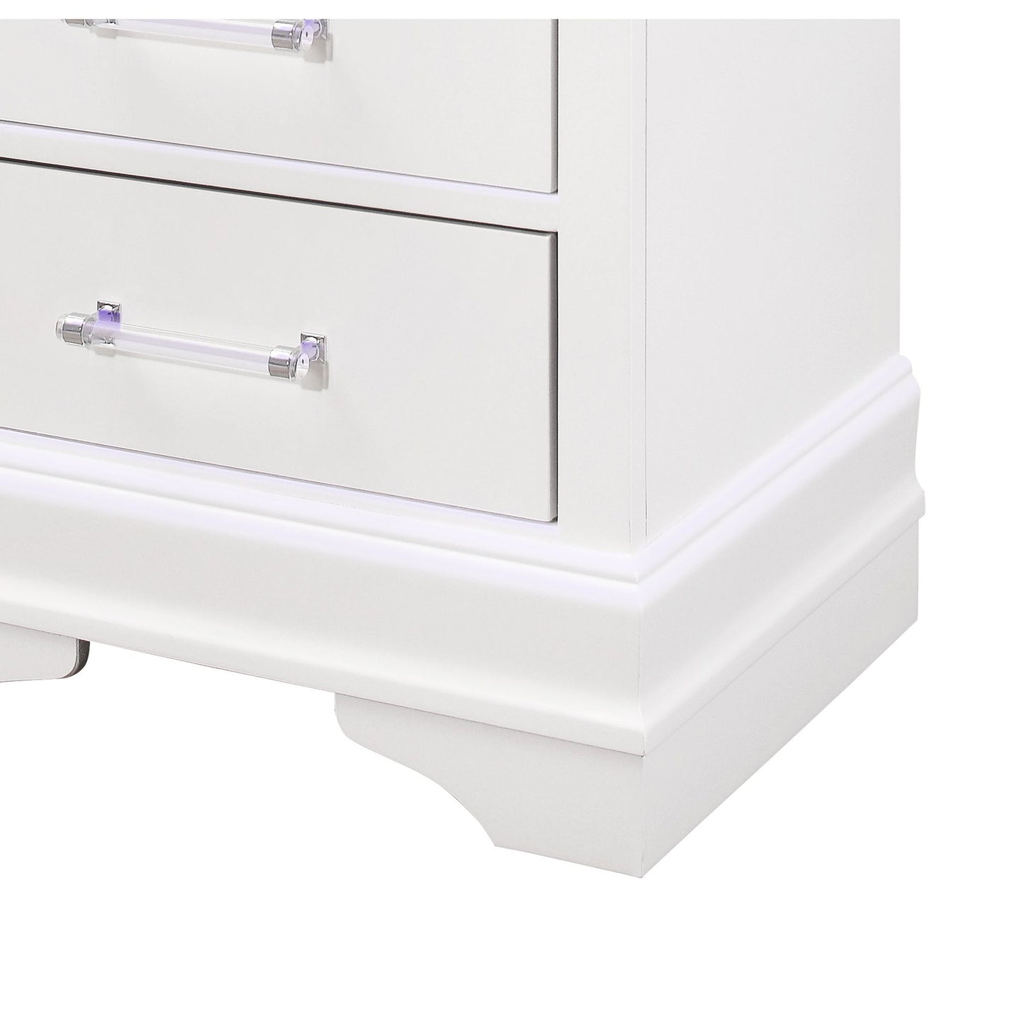 Charlston - Nightstand With LED - The Sleep Loft - Online Mattress Showroom NYC