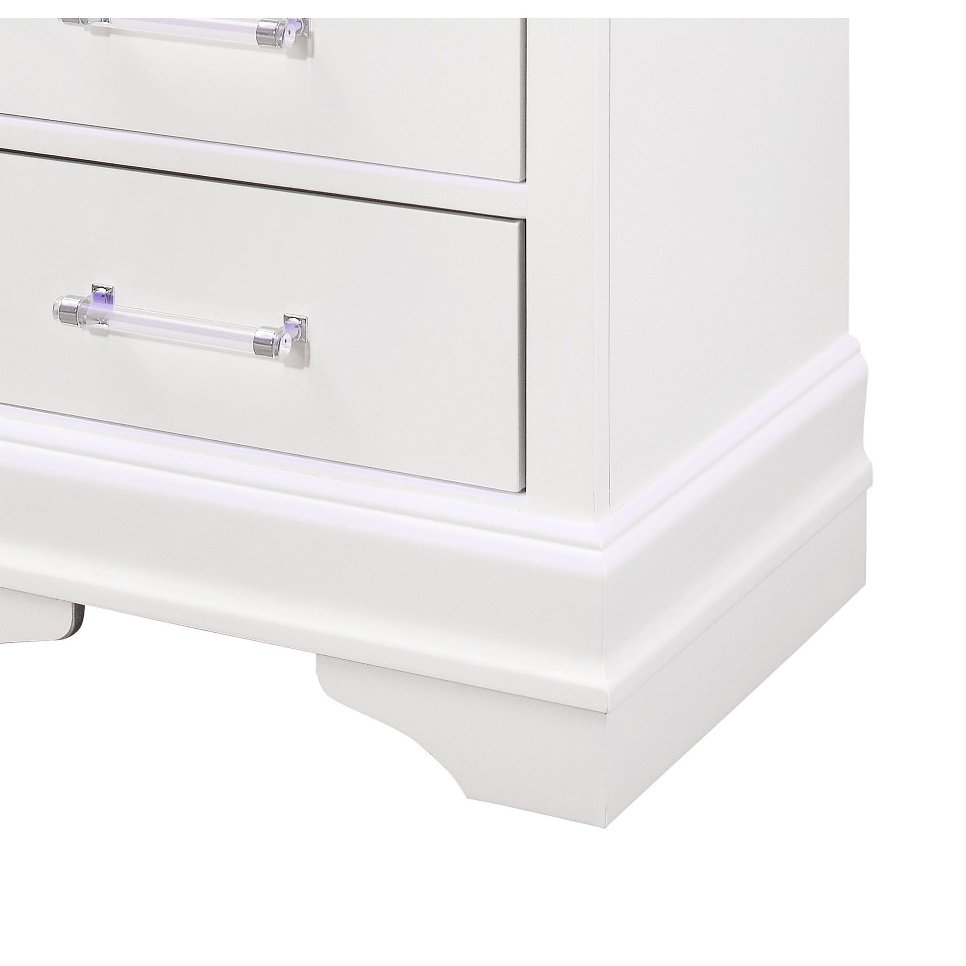 Charlston - Nightstand With LED - The Sleep Loft - Online Mattress Showroom NYC