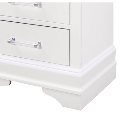 Charlston - Nightstand With LED - The Sleep Loft - Online Mattress Showroom NYC