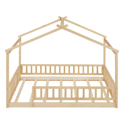 Bed House Bed Frame With Fence - The Sleep Loft - Online Mattress Showroom NYC