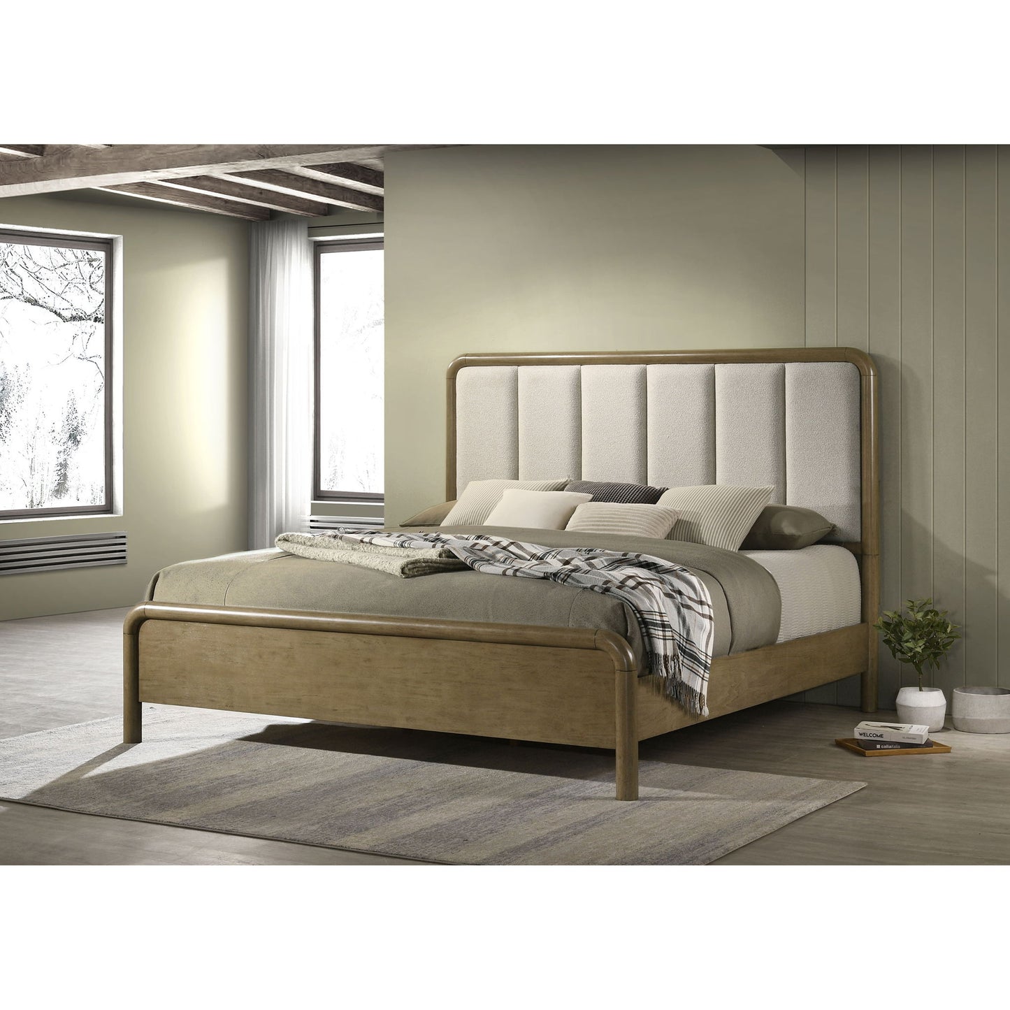Tully - Queen Bed - Nutmeg Brown - The Sleep Loft - Online Mattress Showroom NYC
